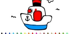 BTS Boat Coloring