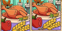 Thanksgiving Spot The Differences